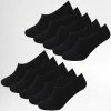 Meilleure affaire ✨ Lot De 10 Paires De Chaussettes Basses Basic 12192330 Noir de Jack And Jones 🥰