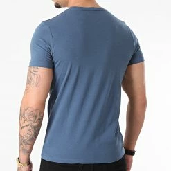 Remise 😀 Tee 👚 Shirt Saturn Bleu de Jack And Jones 🔥 -Jack And Jones Soldes jack and jones 263570 12189700 ENSIGN BLUE 20210521T155238 04