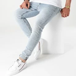 Meilleure vente ❤️ Jean Skinny Pete Original Bleu Wash de Jack And Jones 👏 -Jack And Jones Soldes jack and jones 264345 12195774 BLUE DENIM NOOSSS21 20210503T121010 03
