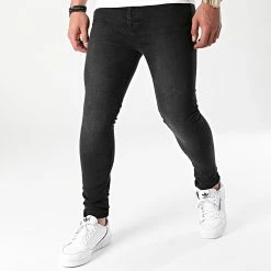 Meilleure affaire 🔥 Jean Skinny Pete Original Noir de Jack And Jones 😀
