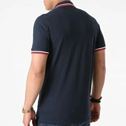 Tout neuf ✨ Polo Manches Courtes Paulos Bleu Marine de Jack And Jones ❤️ 7 Tout neuf ✨ Polo Manches Courtes Paulos Bleu Marine de Jack And Jones ❤️ -Jack And Jones Soldes jack and jones 264367 12136668 NAVY BLAZER 20210514T145609 04