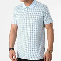 De gros 😉 Polo Manches Courtes Blackburn Bleu Clair de Jack And Jones 💯