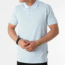 De gros 😉 Polo Manches Courtes Blackburn Bleu Clair de Jack And Jones 💯 -Jack And Jones Soldes jack and jones 264874 12179600 CASHMERE BLUE 20210507T135226 03