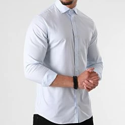 Bon marché 🔔 Chemise Manches Longues Blaroyal Bleu Clair de Jack And Jones 👍 6 Bon marché 🔔 Chemise Manches Longues Blaroyal Bleu Clair de Jack And Jones 👍 -Jack And Jones Soldes jack and jones 266486 12178125 CASHMERE BLUE 20210521T144227 03