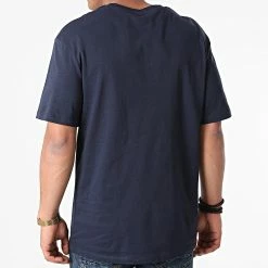 Sortie 🛒 Tee 👚 Shirt Brodi Bleu Marine de Jack And Jones 🤩 -Jack And Jones Soldes jack and jones 267093 12190039 NAVY BLAZER 20210528T135959 04