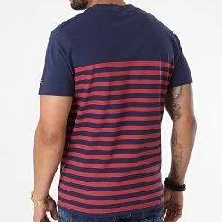 Les meilleures critiques de ⌛ Tee 👕 Shirt A Rayures Bluwilson Blu Bleu Marine Rouge de Jack And Jones ⌛ -Jack And Jones Soldes jack and jones 267348 12187671 PEACOAT 20210528T144718 04
