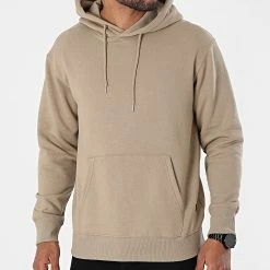 Grosses soldes 😉 Sweat Capuche Soft Beige de Jack And Jones 🤩