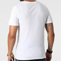 Vente flash ✔️ Tee 👚 Shirt Corp Logo Blanc de Jack And Jones 👍 -Jack And Jones Soldes jack and jones 271906 12151955 WHITE BLACK 20210629T141008 04