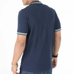 Grosses soldes 🔥 Polo Manches Courtes Misari Bleu Marine de Jack And Jones 🔥 -Jack And Jones Soldes jack and jones 271945 12188969 NAVY BLAZER 20210701T163009 04