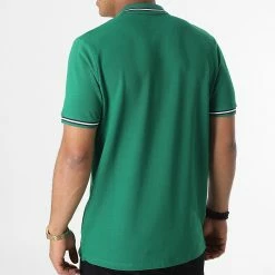 Tout neuf ✔️ Polo Manches Courtes Misari Vert de Jack And Jones ✨ -Jack And Jones Soldes jack and jones 271946 12188969 VERDANT GREEN 20210702T144844 04
