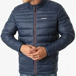 Remise 🤩 Doudoune Ace Puffer Collar Bleu Marine de Jack And Jones 👏 -Jack And Jones Soldes jack and jones 273104 12189878 NAVY BLAZER 20210715T154735 03