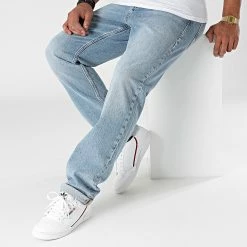 Meilleure vente ✨ Jean Chris Original Bleu Wash de Jack And Jones 💯 -Jack And Jones Soldes jack and jones 273319 12193398 BLUE DENIM 20210813T123904 03