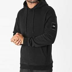 Meilleur prix 😍 Sweat Capuche Classic 12193489 Noir de Jack And Jones 🔥 -Jack And Jones Soldes jack and jones 273750 12193489 BLACK 20210716T143139 03