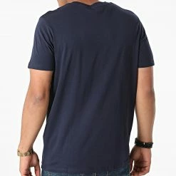 Sortie 💯 Tee 👕 Shirt Tons Bleu Marine de Jack And Jones 🥰 -Jack And Jones Soldes jack and jones 276380 12186758 NAVY BLAZER STANDARD 20210730T145910 04