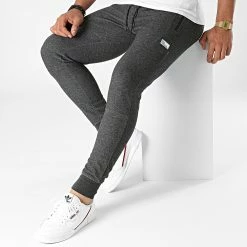 Coupon 🎁 Pantalon Jogging Will Gris Anthracite Chiné de Jack And Jones 👍 -Jack And Jones Soldes jack and jones 276691 12184970 DARK GREY MELANGE 20210729T140133 03