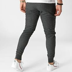 Coupon 🎁 Pantalon Jogging Will Gris Anthracite Chiné de Jack And Jones 👍 -Jack And Jones Soldes jack and jones 276691 12184970 DARK GREY MELANGE 20210729T140135 04