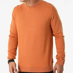 Sortie 💯 Pull Basic Orange de Jack And Jones 🤩