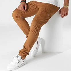 Meilleure vente 🎉 Pantalon Cargo Paul Flake Camel de Jack And Jones 👍 -Jack And Jones Soldes jack and jones 276813 12193753 RUBBER 20210813T140248 03