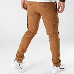 Meilleure vente 🎉 Pantalon Cargo Paul Flake Camel de Jack And Jones 👍 -Jack And Jones Soldes jack and jones 276813 12193753 RUBBER 20210813T140250 04