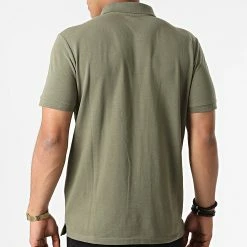 Grosses soldes 🧨 Polo Manches Courtes Kimbel Vert Kaki de Jack And Jones 🔥 -Jack And Jones Soldes jack and jones 276816 12195819 DUSTY OLIVE 20210729T160638 04