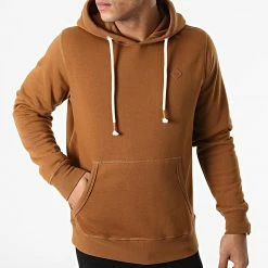 Promo 🛒 Sweat Capuche Tons Marron de Jack And Jones 😉 -Jack And Jones Soldes jack and jones 277773 12186763 RUBBER 20210806T151702 03