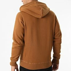 Promo 🛒 Sweat Capuche Tons Marron de Jack And Jones 😉 -Jack And Jones Soldes jack and jones 277773 12186763 RUBBER 20210806T151703 04