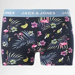 Offres ✔️ Lot De 2 Boxers Flower Bird Noir Bleu Marine Floral de Jack And Jones 🔔 -Jack And Jones Soldes jack and jones 277812 12199667 BLACK FLAMINGO 20210811T163203 03