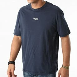 Sortie 🎉 Tee 👚 Shirt Classic Bleu Marine de Jack And Jones 😍