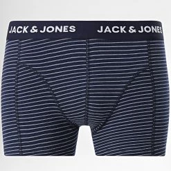 Remise 👍 Lot De 3 Boxers Peter Bleu Marine Noir de Jack And Jones 🤩 -Jack And Jones Soldes jack and jones 277893 12194093 MARITIME BLUE RED ORCHRE 20210811T162736 03