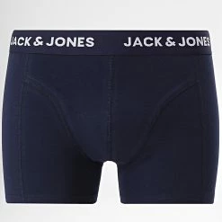 Remise 👍 Lot De 3 Boxers Peter Bleu Marine Noir de Jack And Jones 🤩 -Jack And Jones Soldes jack and jones 277893 12194093 MARITIME BLUE RED ORCHRE 20210811T162738 04