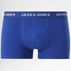 Meilleure vente 👍 Lot De 5 Boxers Basic Plain Noir Bleu Roi Gris Chiné de Jack And Jones 🤩 -Jack And Jones Soldes jack and jones 278024 12173776 BLACK BLACK NA 20210811T162709 03