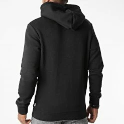 Meilleure vente ✨ Sweat Capuche Logo Noir de Jack And Jones 🤩 -Jack And Jones Soldes jack and jones 278051 12189736 BLACK 20210809T161215 04