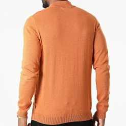 Les meilleures critiques de ✨ Pull Col Montant Basic Orange de Jack And Jones 😀 -Jack And Jones Soldes jack and jones 278119 12190170 UMBER TWISTED W 20210810T150233 04