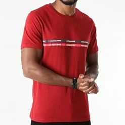 Les meilleures critiques de 🤩 Tee 👚 Shirt Gavin Rouge Foncé de Jack And Jones 👍 -Jack And Jones Soldes jack and jones 278177 12189112 RED DAHLIA 20210809T162033 03