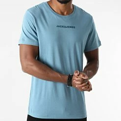Offres 🎉 Tee 👕 Shirt Marco Bleu Clair de Jack And Jones 😉 6 Offres 🎉 Tee 👕 Shirt Marco Bleu Clair de Jack And Jones 😉 -Jack And Jones Soldes jack and jones 278215 12200617 BLUE HEAVEN 20210809T162423 03