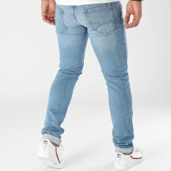 Acheter ❤️ Jean Slim Glenn 12195324 Bleu Wash de Jack And Jones 🧨 -Jack And Jones Soldes jack and jones 278797 12195324 BLUE20DENIM 20210813T141703 04