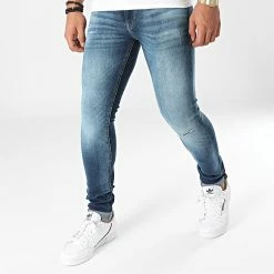 Top 10 🔔 Jean Skinny Liam 12194562 Bleu Denim de Jack And Jones 👏