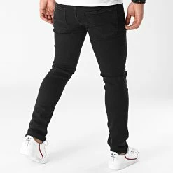Coupon 🎁 Jean Slim Glenn 12190854 Noir de Jack And Jones ⭐ -Jack And Jones Soldes jack and jones 278957 12190854 BLACK DENIM 20210813T140250 04