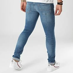 Promo 😍 Jean Skinny Liam 12185831 Bleu Denim de Jack And Jones ✔️ -Jack And Jones Soldes jack and jones 278958 12185831 BLUE DENIM 20210813T151759 04