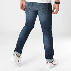 Nouveau 😍 Jean Slim Glenn 12182975 Bleu Denim de Jack And Jones 🤩 -Jack And Jones Soldes jack and jones 278966 12182975 BLUE DENIM 20210813T151900 04