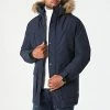 De gros 🎁 Parka Super Bleu Marine de Jack And Jones 😀