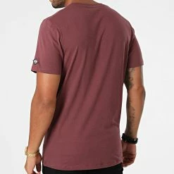 Offres 🛒 Tee 👕 Shirt Splits Bordeaux de Jack And Jones 👏 -Jack And Jones Soldes jack and jones 280503 12195760 CATAWBA GRAPE 20210825T111714 04