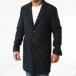 Remise ⭐ Manteau Moulder Wool Bleu Marine de Jack And Jones 🔔 -Jack And Jones Soldes jack and jones 280951 12171374 NAVY BLAZER HERRIGBON 20210830T090326 03