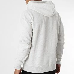 Top 10 🔥 Sweat Capuche Copenhagen Gris Chiné de Jack And Jones ⭐ -Jack And Jones Soldes jack and jones 281055 12176864 WHITE MELANGE RELAXED 20210827T143732 04