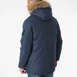 Meilleur prix 🎁 Parka Capuche Globe Bleu Marine de Jack And Jones 👏 -Jack And Jones Soldes jack and jones 281064 12194323 NAVY BLAZER NOOS 20210901T080029 04