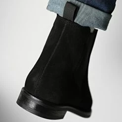 Budget 🔥 Chelsea 🥾 Boots Stan Suede Anthracite de Jack And Jones 🔔 -Jack And Jones Soldes jack and jones 281523 12192782 ANTHRACITE 20210909T150603 04