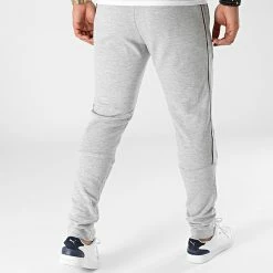 Sortie ❤️ Pantalon Jogging Will Kevin Gris Chiné de Jack And Jones 👍 -Jack And Jones Soldes jack and jones 284168 12190279 LIGHT GREY MELANGE 20210916T144629 04