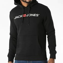 Meilleure affaire 🎉 Lot De 2 Sweats Capuche Corp Old Logo Noir Bleu Marine de Jack And Jones 🛒 -Jack And Jones Soldes jack and jones 284267 12192165 BLACK BLACK NA 20210914T161257 05
