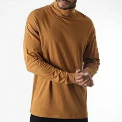 Meilleure vente 😍 Tee 👚 Shirt Col Roulé Manches Longues Brink Camel de Jack And Jones 😍 6 Meilleure vente 😍 Tee 👚 Shirt Col Roulé Manches Longues Brink Camel de Jack And Jones 😍 -Jack And Jones Soldes jack and jones 286232 12195194 RUBBER 20210930T155613 03