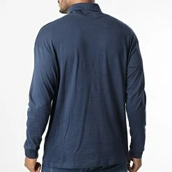 Grosses soldes ✨ Tee 👕 Shirt Col Roulé Manches Longues Brink Bleu Marine de Jack And Jones 🔥 -Jack And Jones Soldes jack and jones 286234 12195194 NAVY BLAZER 20210930T162618 04